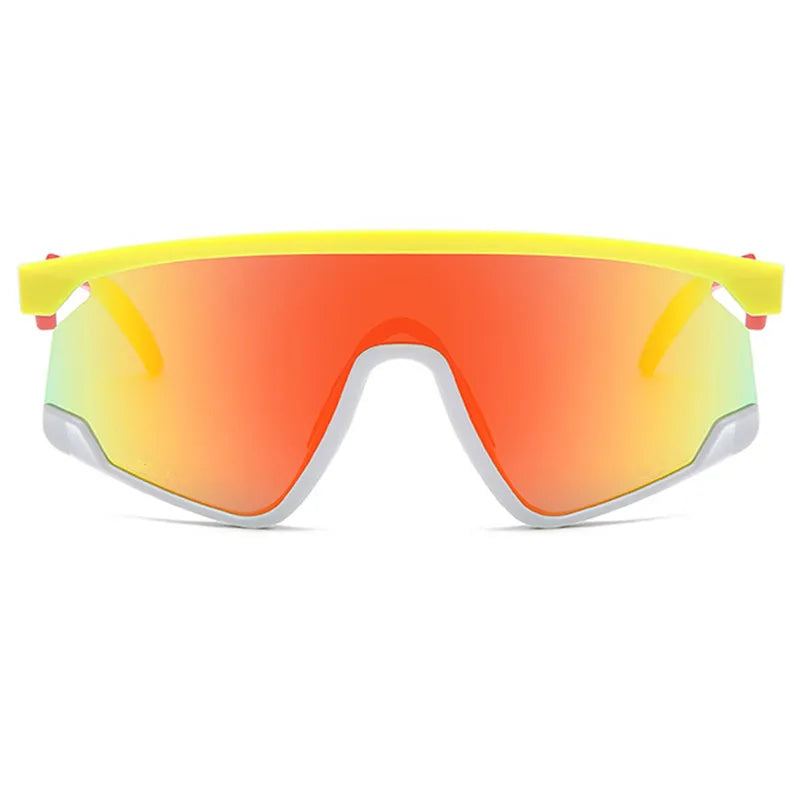 Lunettes de soleil surdimensionnées pour hommes, Design de marque, demi-monture, mode UV400, carrées, accessoires de conduite
