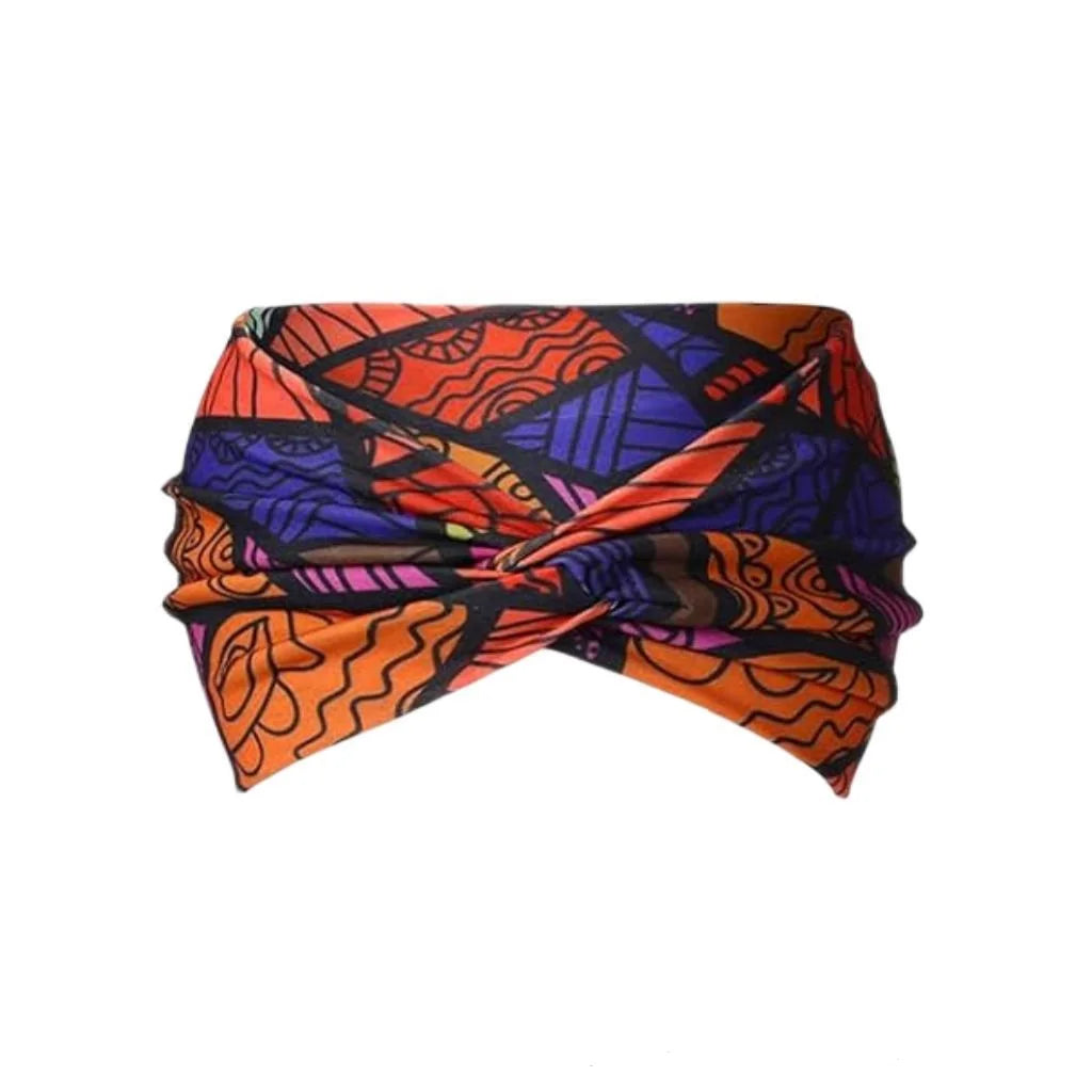 Élargissement bandeau de sport de yoga bohème haute résistance bandeau de style africain
