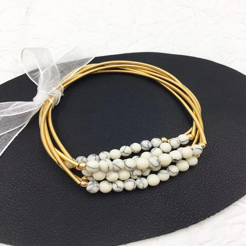 Bracelets colorés pour femmes, style doux et charmant, bijoux de créateurs élégants, bon pour les fêtes