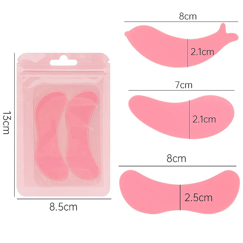 Coussinets pour les yeux en Silicone réutilisables, Patch de Gel sous les yeux, greffage de cils, outils de maquillage de beauté, fournitures d'extension de cils