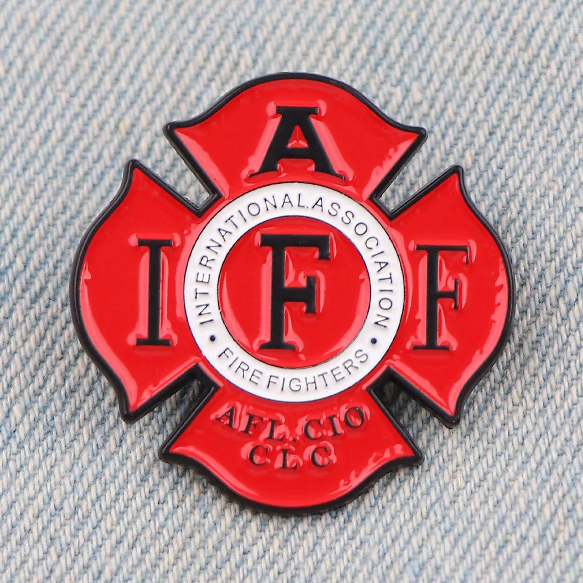 Firefighter Gift Enamel Pins Red Brooches For Kids Clothing Backpack Lapel Badges Fashion Metal Jewelry Accessories Friends
