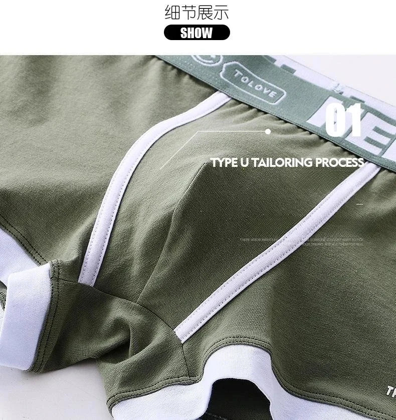 Hommes culottes coton BoxerShorts sous-vêtements pour hommes boxeurs pour hommes respirant U convexe mâle caleçon Sexy grande taille cuecas calzoncillos