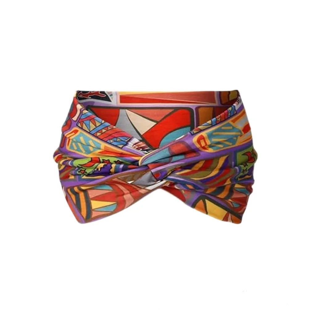 Élargissement bandeau de sport de yoga bohème haute résistance bandeau de style africain