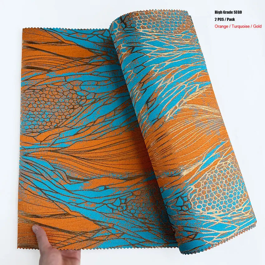 Cravate de sauna SEGO africaine, unique, optique de luxe, excellente cravate de tête, 3D Swiss Gele & Ipele, le plus récent NigWin Gear Wraps Turban, 2 pièces