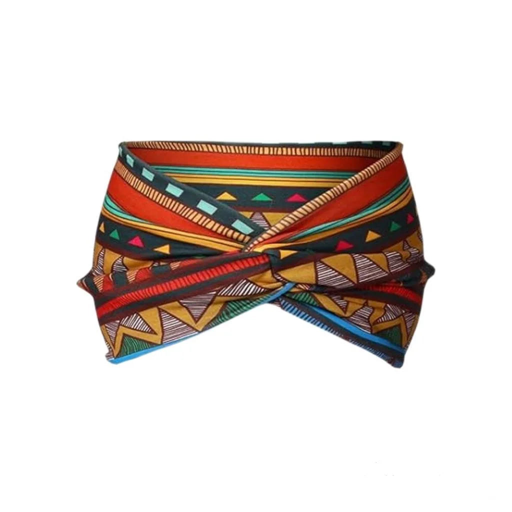 Élargissement bandeau de sport de yoga bohème haute résistance bandeau de style africain