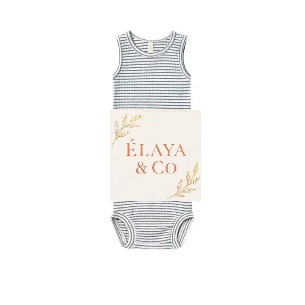0-24M Newborn Kid Baby Boys Girls Clothes Set Summer Sleeveless Top Tank Shorts set Cute Striped Cotton 2pcs Outfits set