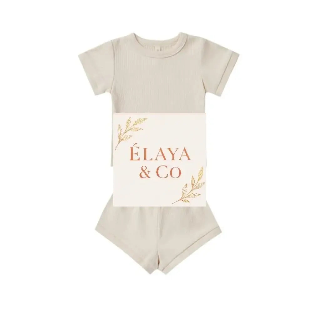 0-24M Newborn Kid Baby Boys Girls Clothes Set Summer Sleeveless Top Tank Shorts set Cute Striped Cotton 2pcs Outfits