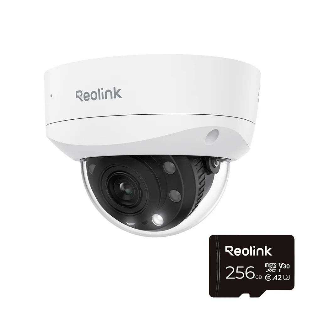 Reolink 8MP UHD IK10 Caméra de sécurité PoE anti-vandalisme Caméra IP extérieure 4K 125 °   Caméras de surveillance étanches grand angle IP67
