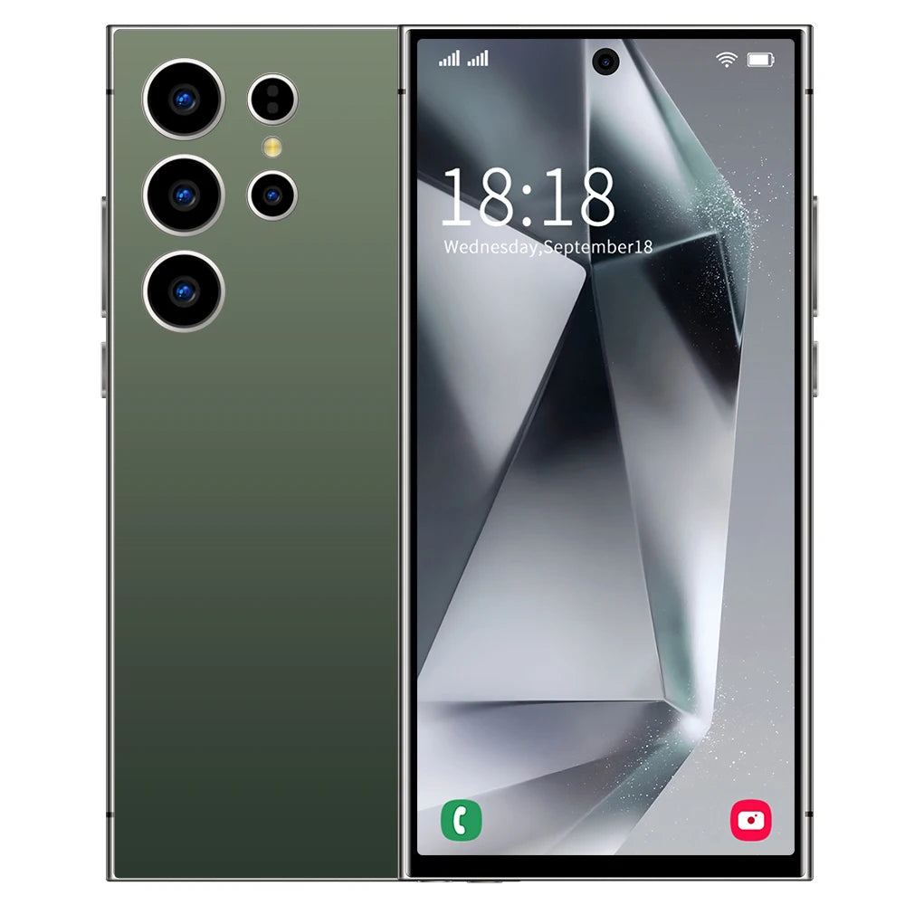 2025 NOUVEAU S26 Ultra téléphones portables Smartphone d'origine 5G double SIM Android 14 téléphone portable Snapdragon 8 gen 3 téléphones mobiles intelligents