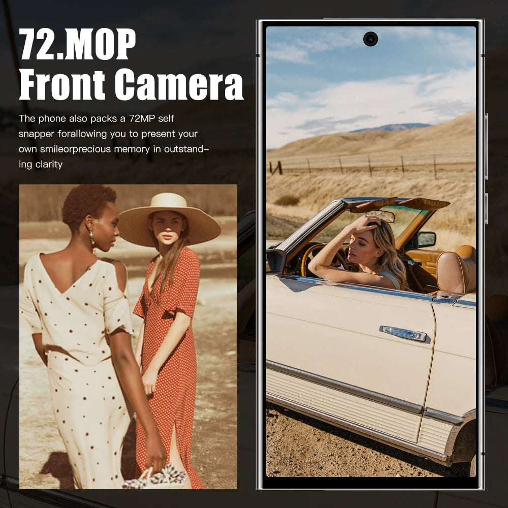 2025 NOUVEAU S26 Ultra téléphones portables Smartphone d'origine 5G double SIM Android 14 téléphone portable Snapdragon 8 gen 3 téléphones mobiles intelligents
