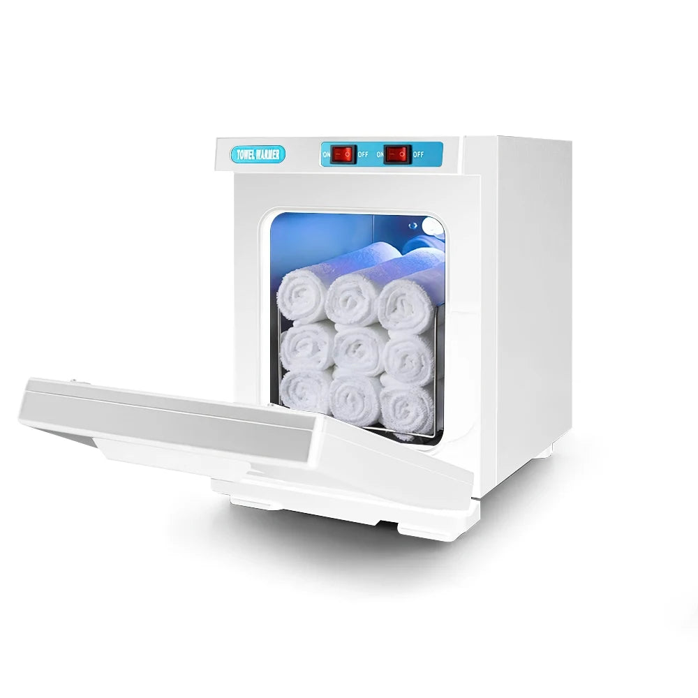 Chauffe-serviettes UV avec chambre en aluminium, chauffage rapide pour le visage, le spa, les cheveux, le salon de beauté, 5l, 150W
