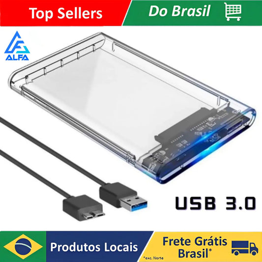 ALFA Case Hd Externo 2.5 Notebook Usb 3.0 Ps4 Xbox One Pc 6gbps