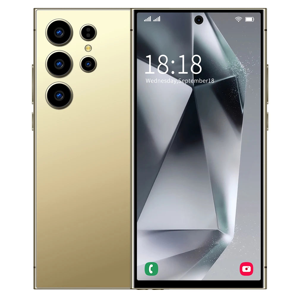 2025 NOUVEAU S26 Ultra téléphones portables Smartphone d'origine 5G double SIM Android 14 téléphone portable Snapdragon 8 gen 3 téléphones mobiles intelligents