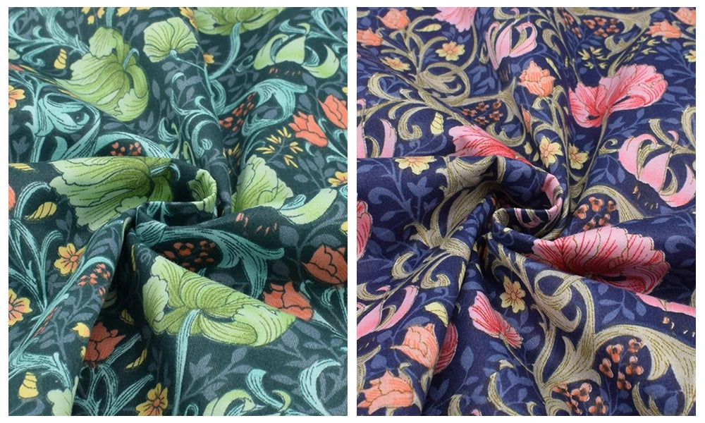 Tissu en coton sergé imprimé de dessin animé jungle, bricolage couture matelassage maison Textiles matériel pour bébé et enfants literie, chemise, robe