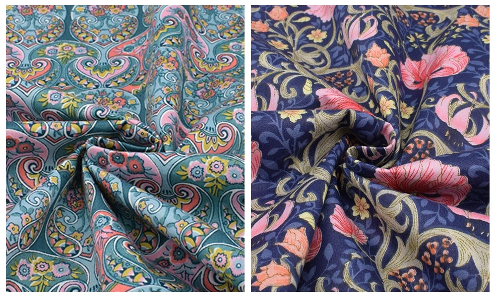 Tissu en coton sergé imprimé de dessin animé jungle, bricolage couture matelassage maison Textiles matériel pour bébé et enfants literie, chemise, robe