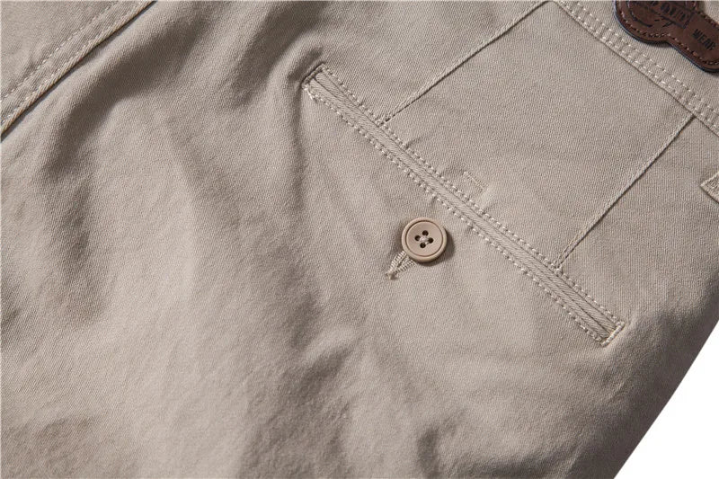 AIOPESON coton décontracté Hommes Pantalons Couleur unie Coupe ajustée Pantalons pour hommes Nouveau Printemps Automne  Haute qualité Pantalons d'affaires classiques pour hommes