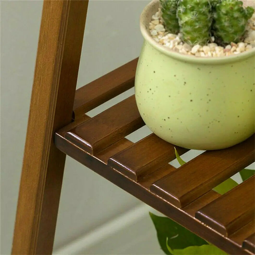 Présentoir en bambou pour pot de fleurs, étagère T1 pour plantes, intérieur et extérieur, 77 cm, 97 cm, 117cm de haut