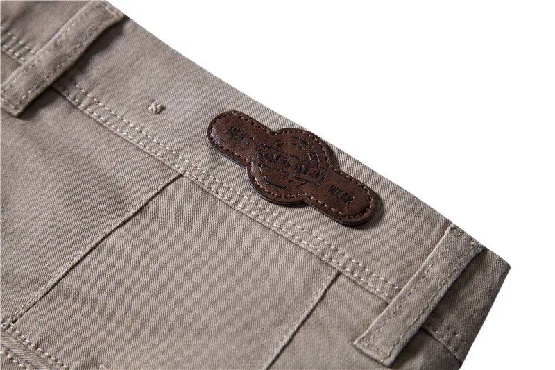 AIOPESON coton décontracté Hommes Pantalons Couleur unie Coupe ajustée Pantalons pour hommes Nouveau Printemps Automne  Haute qualité Pantalons d'affaires classiques pour hommes