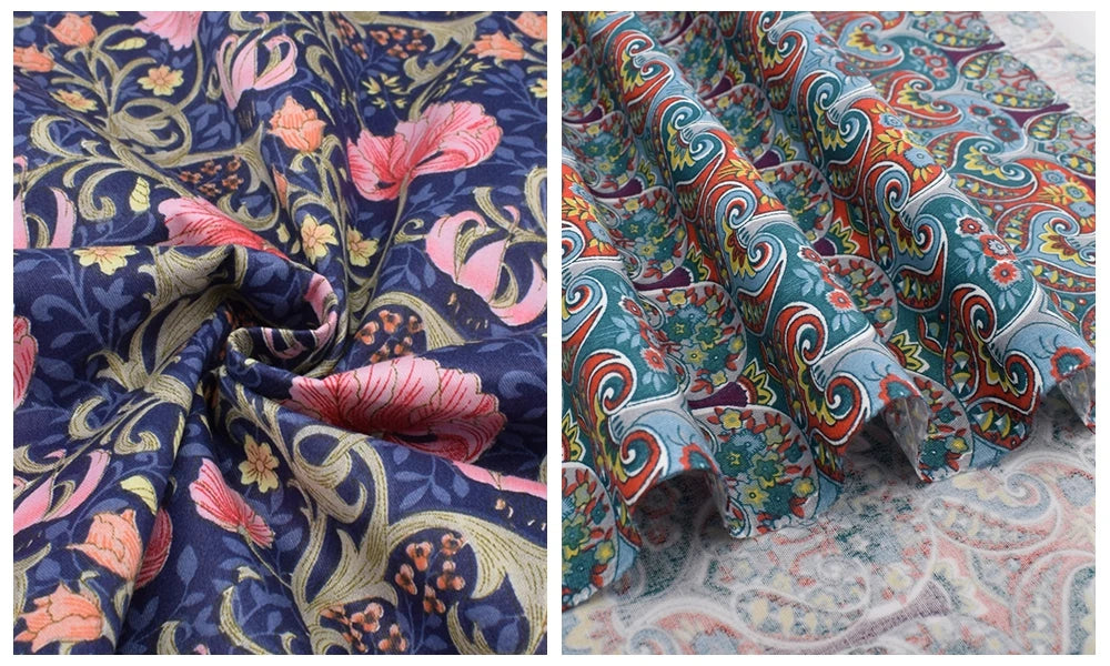 Tissu en coton sergé imprimé de dessin animé jungle, bricolage couture matelassage maison Textiles matériel pour bébé et enfants literie, chemise, robe
