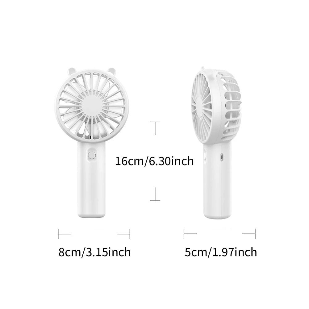 Ventilateur portatif petit ventilateur de refroidissement USB Rechargeable cils muet refroidisseur ventilateur portatif Mini USB Rechargeable bureau