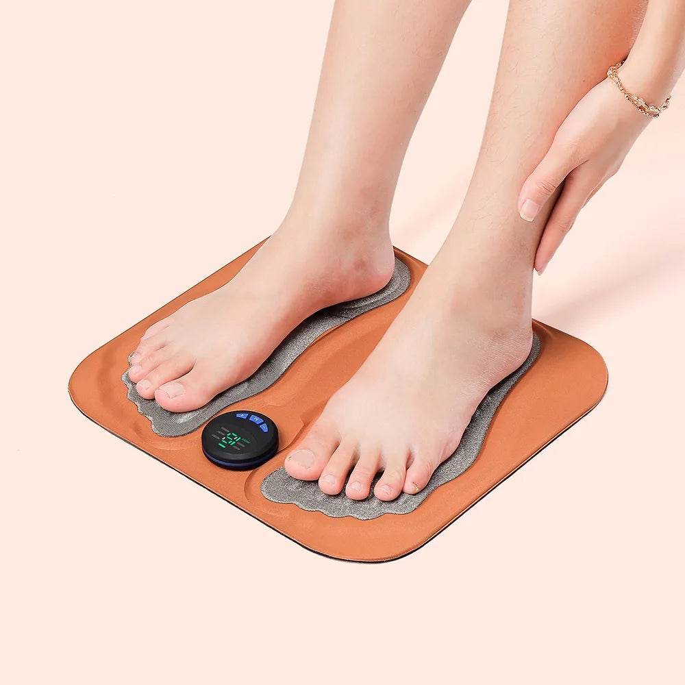 Coussin de Massage des pieds intelligent 3D, masseur de pieds, améliore la Circulation sanguine, relaxation des Muscles, jambes fines, coussinet de pied Rechargeable