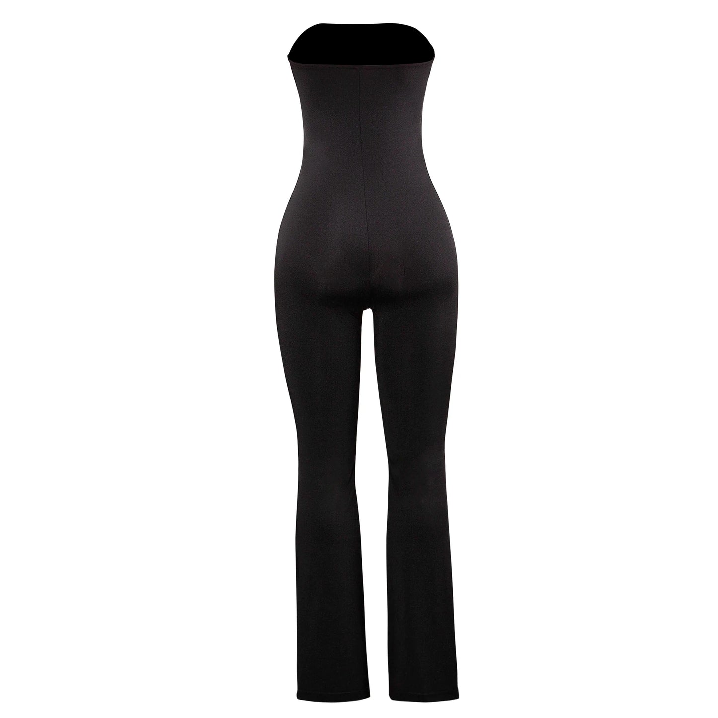 Combinaison Sexy sans bretelles pour femmes, couleur unie, moulante, nouvelle mode, fête, dîner en famille, 2024