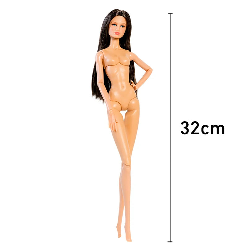 BJD Butter Body Cheveux Lisses Blonds pour Enfants, Peau Blanche, Tenue de ix, PoinRobe, Jouets DIY, Cadeaux d'anniversaire, Mode Européenne, 1/6, 32cm, 03