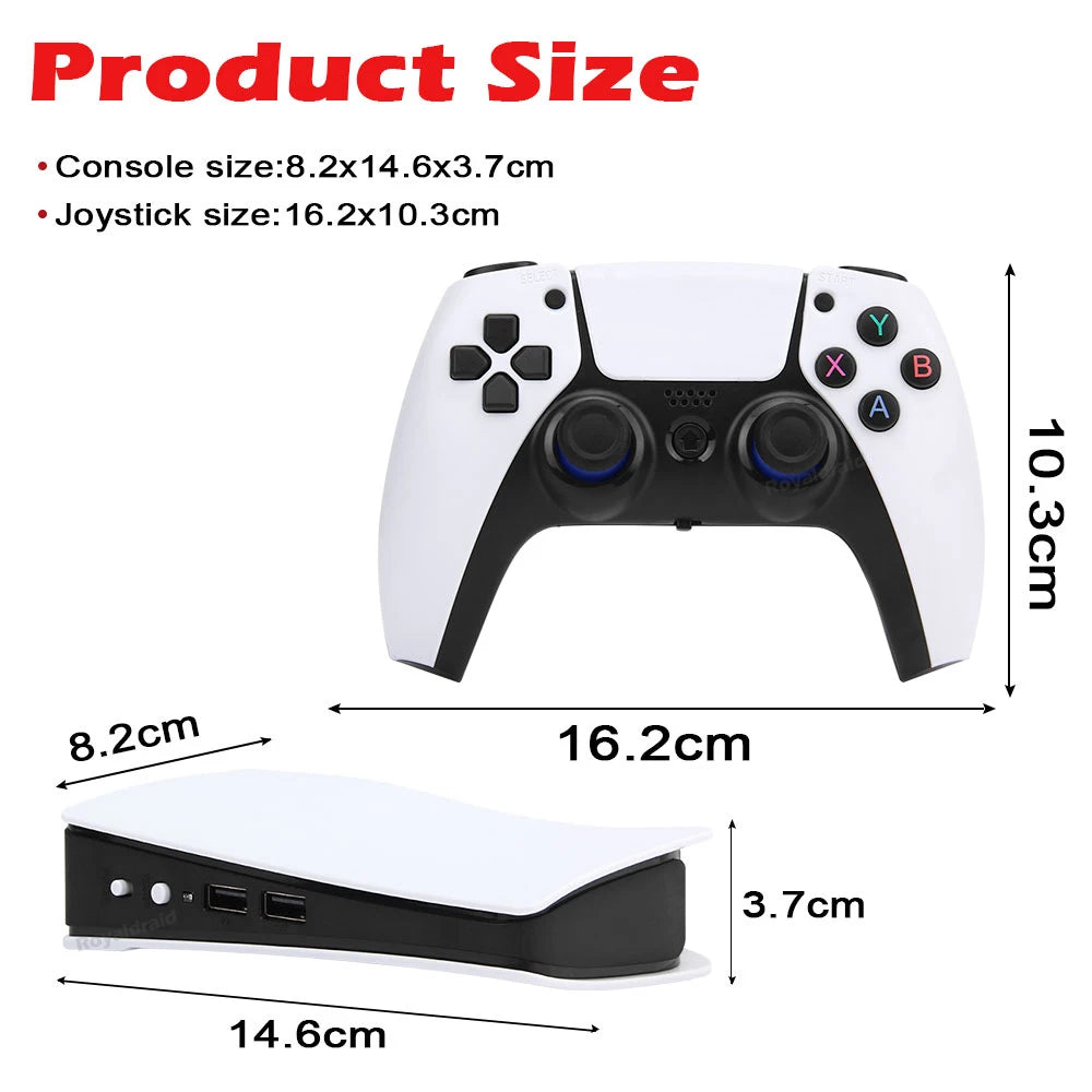 Console de jeu vidéo GB5, 256 Go, 128 Go, 64 Go, plus de 50000 jeux rétro, boîte de jeu TV HD, 5 deux manettes de jeu pour PS1, PPéventuelles P, MAcloser, arcade Gaming Stick