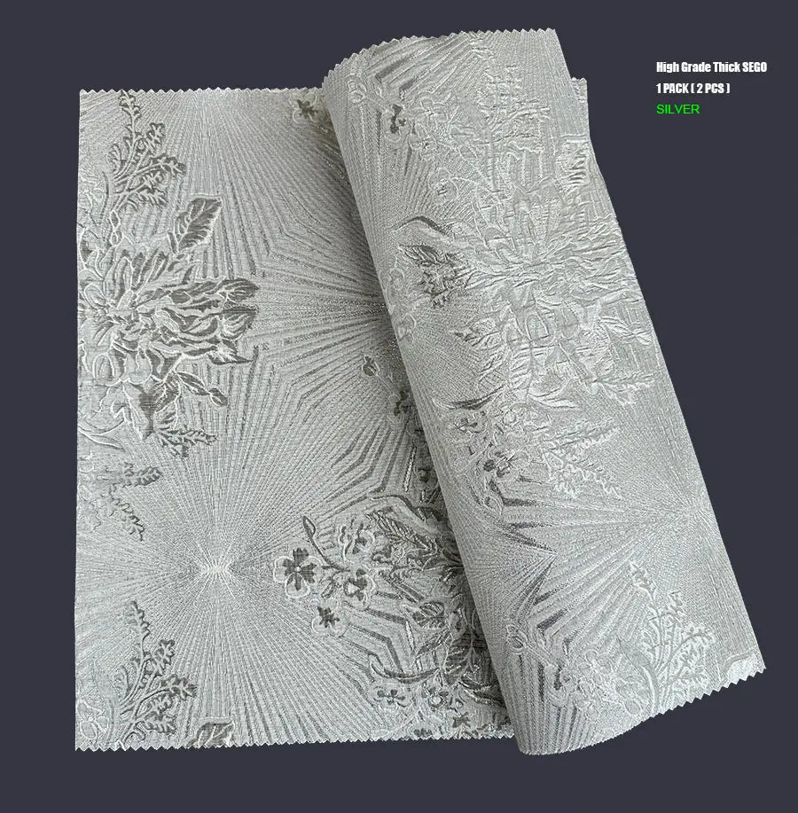 Cravate de sauna SEGO africaine, unique, optique de luxe, excellente cravate de tête, 3D Swiss Gele & Ipele, le plus récent NigWin Gear Wraps Turban, 2 pièces