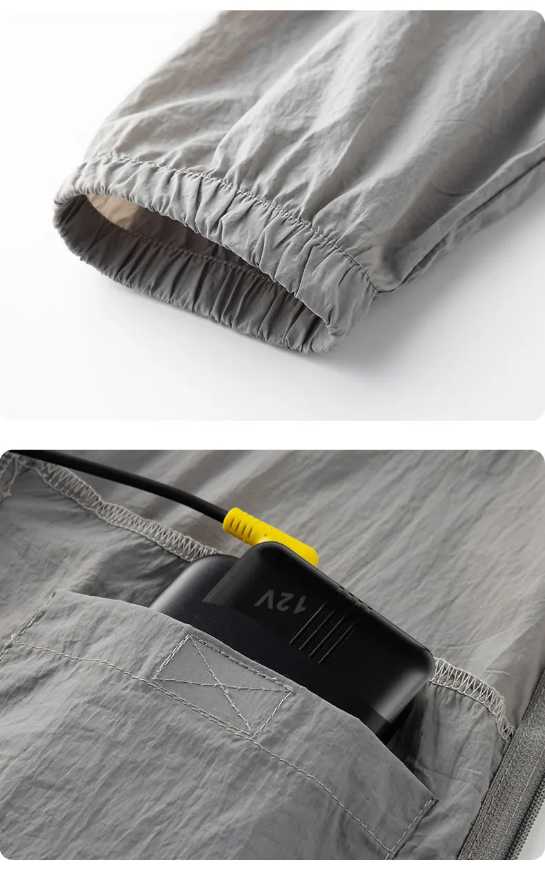 Veste de climatiseur Portable, manteau de refroidissement avec ventilateur USB, travail en plein air, Construction, pêche, chasse, veste de protection solaire légère