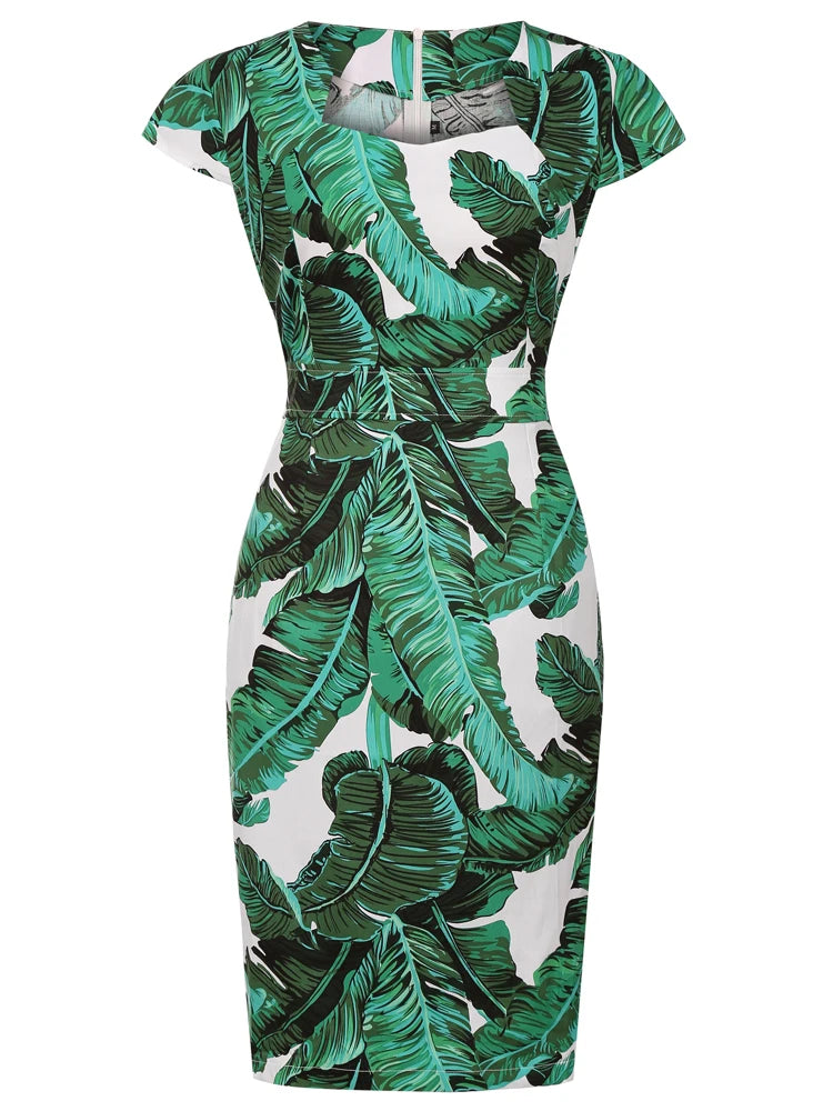 Une pièce rétro bureau moulante femmes robe fourreau porter au travail affaires robes Plaid imprimé angleterre Style 60s robes de pansement