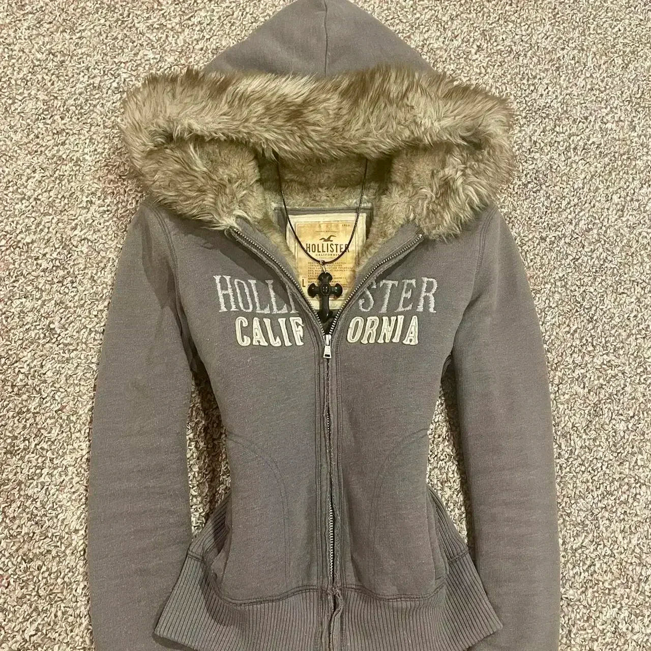 Veste à capuche Vintage décontractée avec fermeture éclair, en coton, chaude, à la mode pour femmes, vêtements Y2k, lettre brodée, sweat-shirt surdimensionné