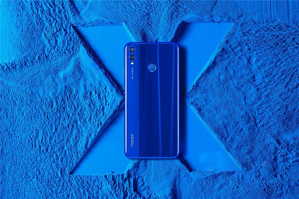 Boom-Smartphone OR 8X, micrologiciel global, processeur Haisi Qilin 710, 6.5 pouces, caméra arrière, 20MP, reconnaissance d'empreintes digitales, téléphone d'occasion