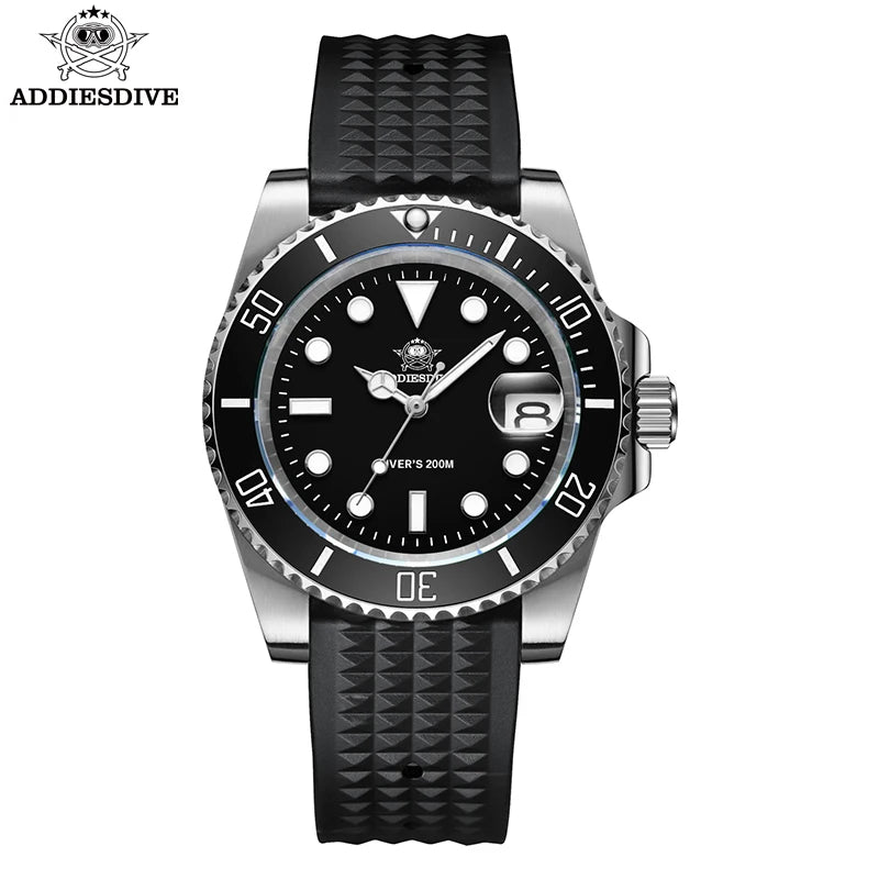 ADDIESDIVE-Montre de plongée à quartz pour homme, affaires européennes et américaines, loisirs, 200m C3, sport super Shoous, luxe Reloj zones bre
