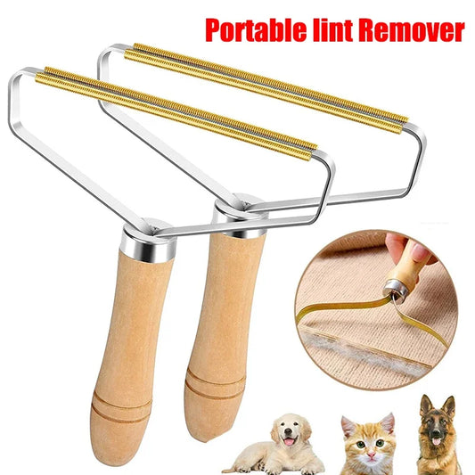 Dissolvant de peluches Portable pour animaux de compagnie, brosse pour tapis, manteau en laine, vêtements, granulés de peluches, rasoir manuel, grattoir, outil de nettoyage