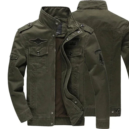 Veste de travail pour hommes, couleur unie, broderie rétro, manteau coupe-vent pour Camping en plein air, coupe cintrée, nouvelle collection printemps et automne 2024