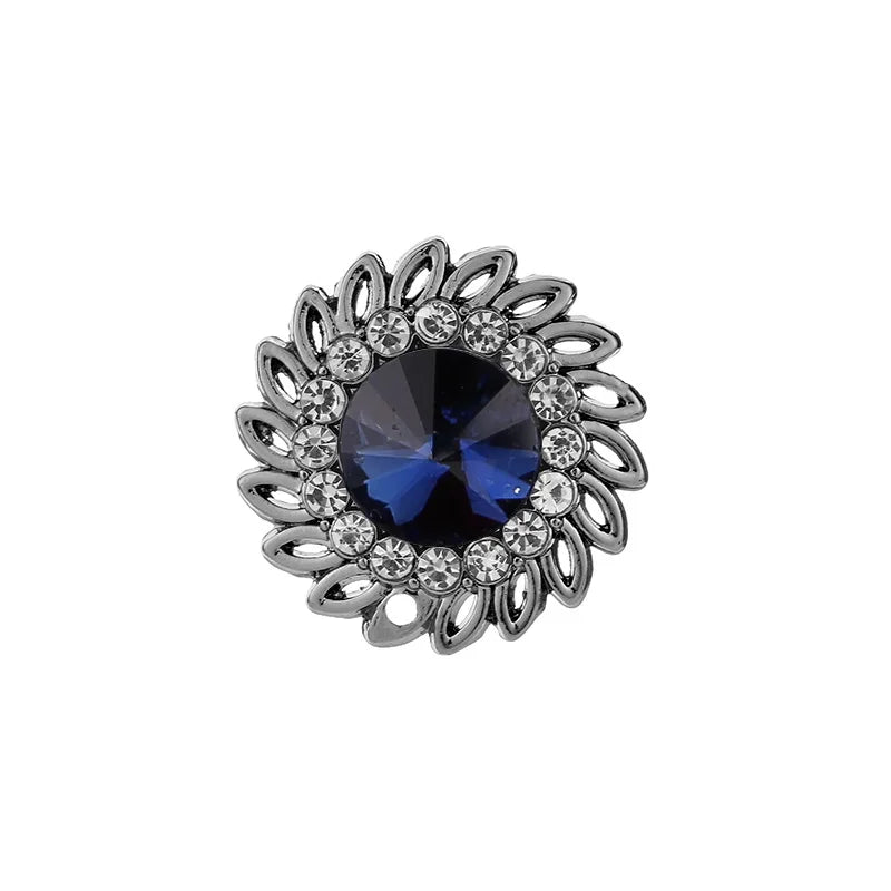Broche en cristal biscuits haut de gamme pour hommes, broches trempées de chemise, épingle de col corsage pour dames, accessoires de bijoux de luxe, mode