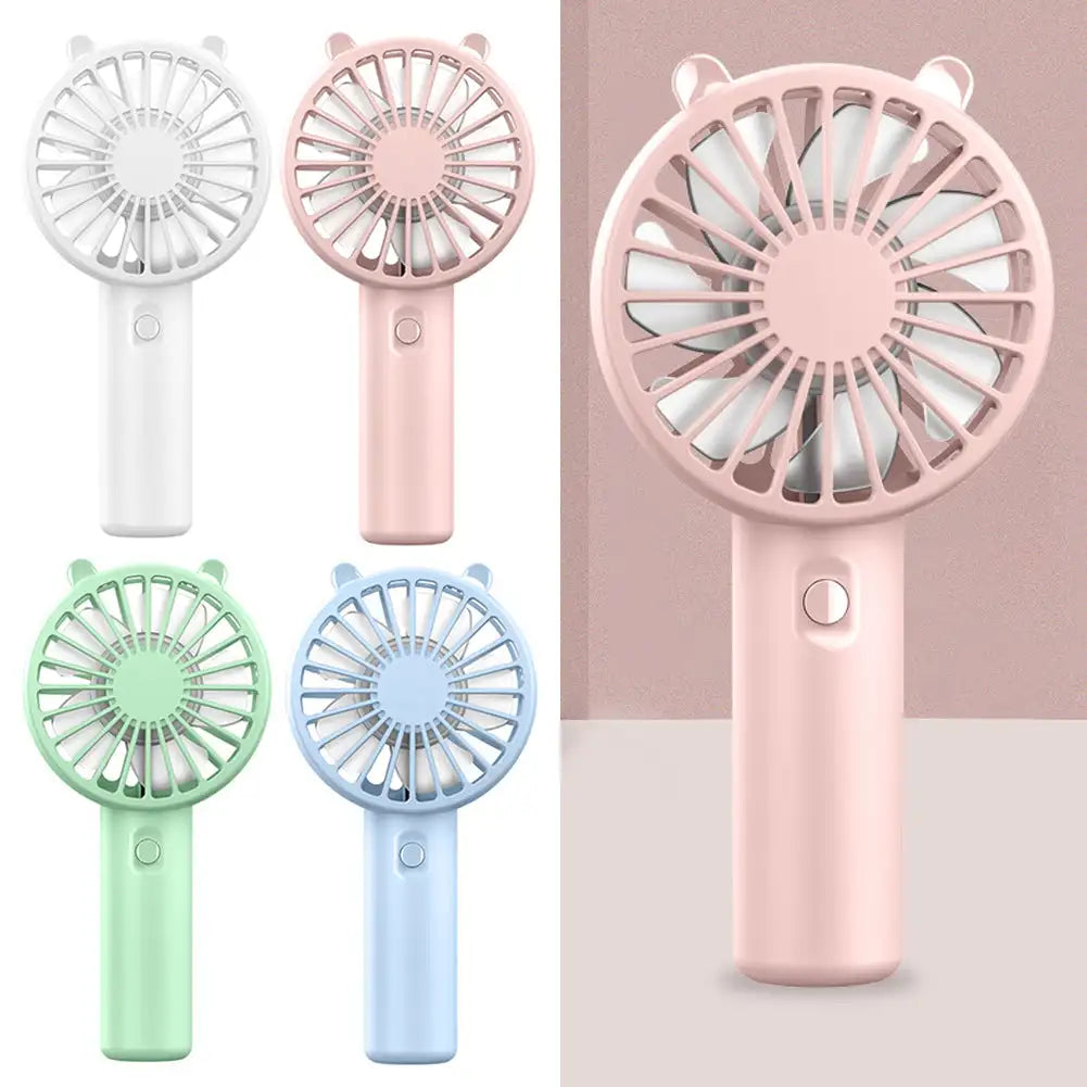Ventilateur portatif petit ventilateur de refroidissement USB Rechargeable cils muet refroidisseur ventilateur portatif Mini USB Rechargeable bureau
