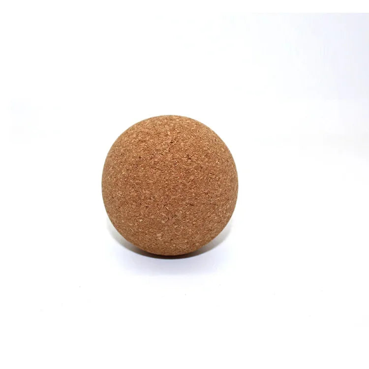 Boule de massage du dos en liège, masseur de pieds, Yoga, soulagement de la tension, thérapie myofasciale, relaxation des muscles, point de certes