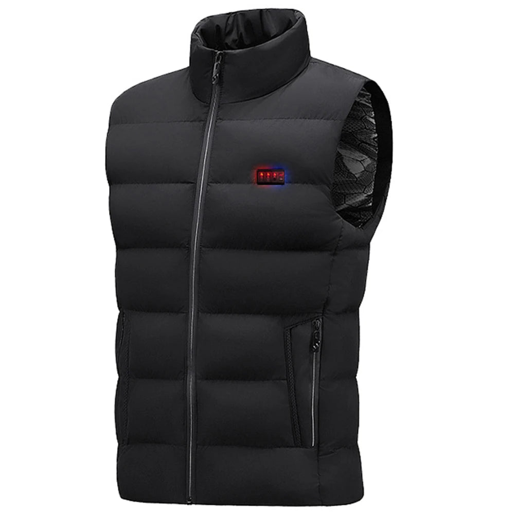 Veste chauffante en coton unisexe, manteau de chasse décontracté, contrôle intelligent de la température, USB métropolitain, 23 zones de chauffage, hommes et femmes, hiver