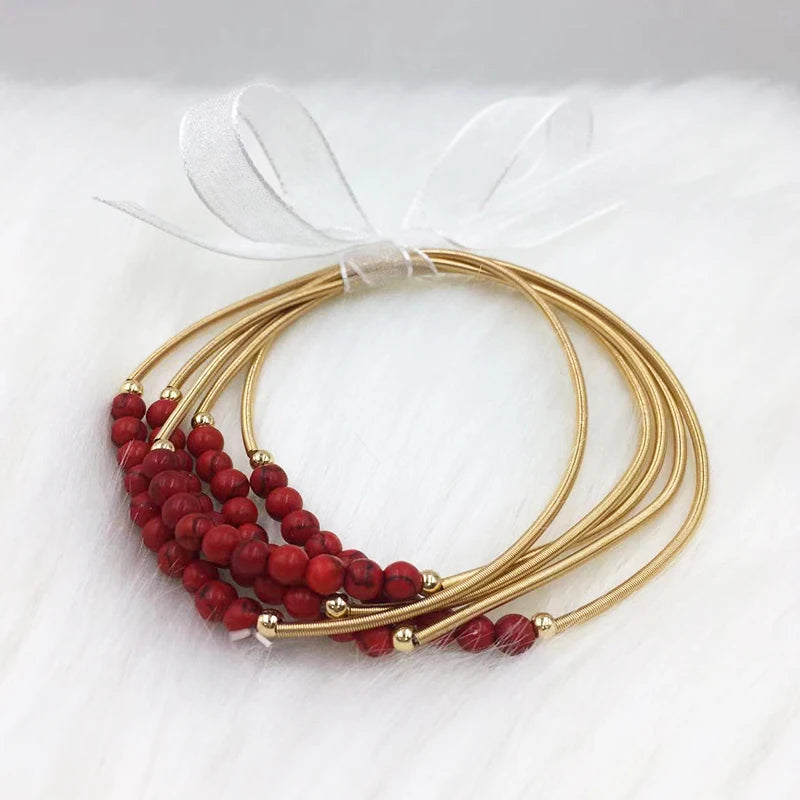 Bracelets colorés pour femmes, style doux et charmant, bijoux de créateurs élégants, bon pour les fêtes