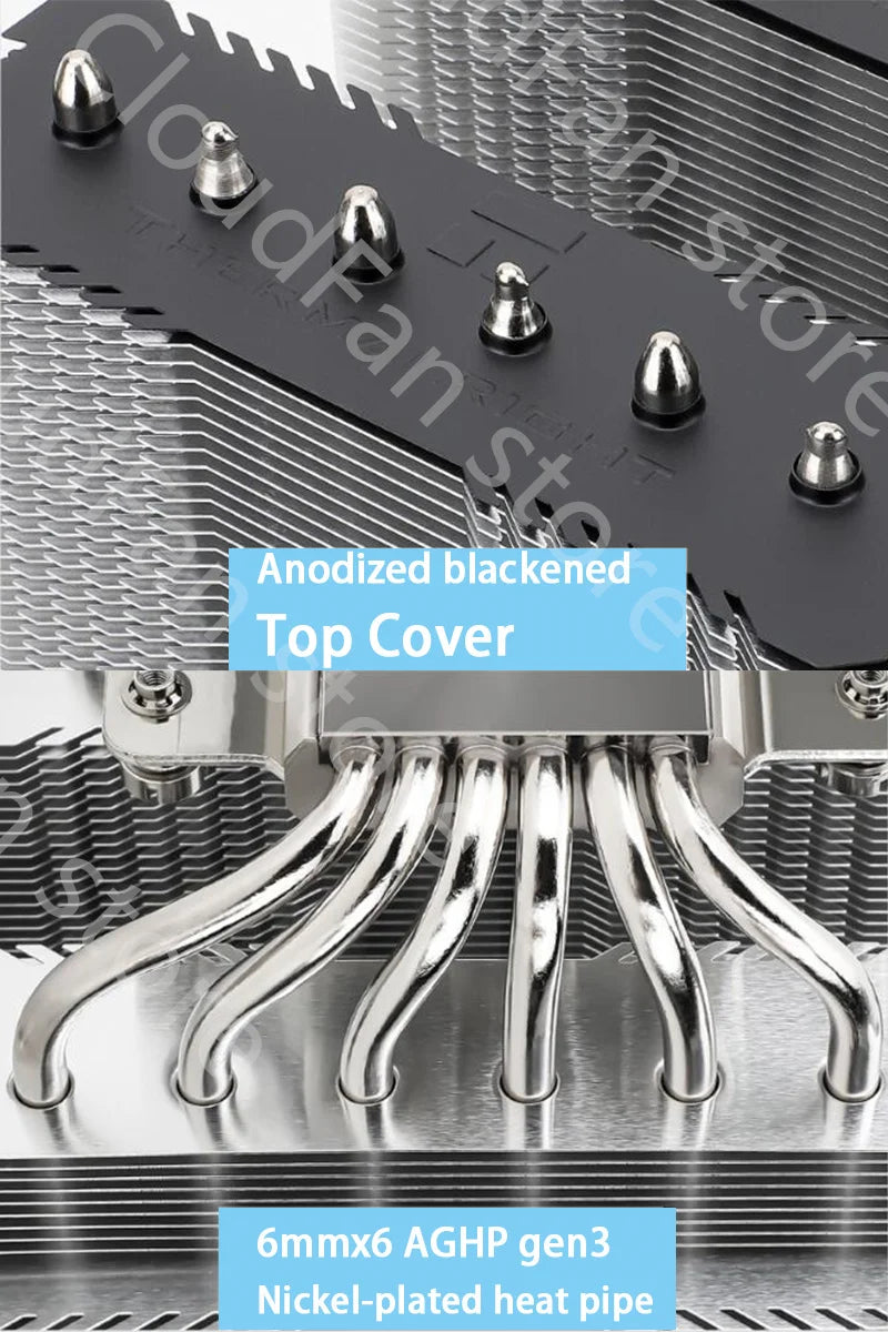 Thermalright Peerless Assassin 120 SE Daul-Tower radiateur CPU à flux latéral LGA1700 1200 AM4 AM5 PA-120SE refroidissement PA120 SE