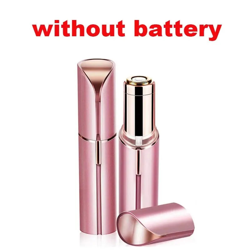 Épilateur électrique portable en forme de rouge à lèvres pour femmes, indolore et efficace, épilation du visage, rasoir domestique, outil de rasoir