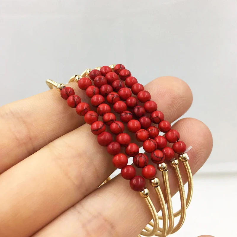 Bracelets colorés pour femmes, style doux et charmant, bijoux de créateurs élégants, bon pour les fêtes