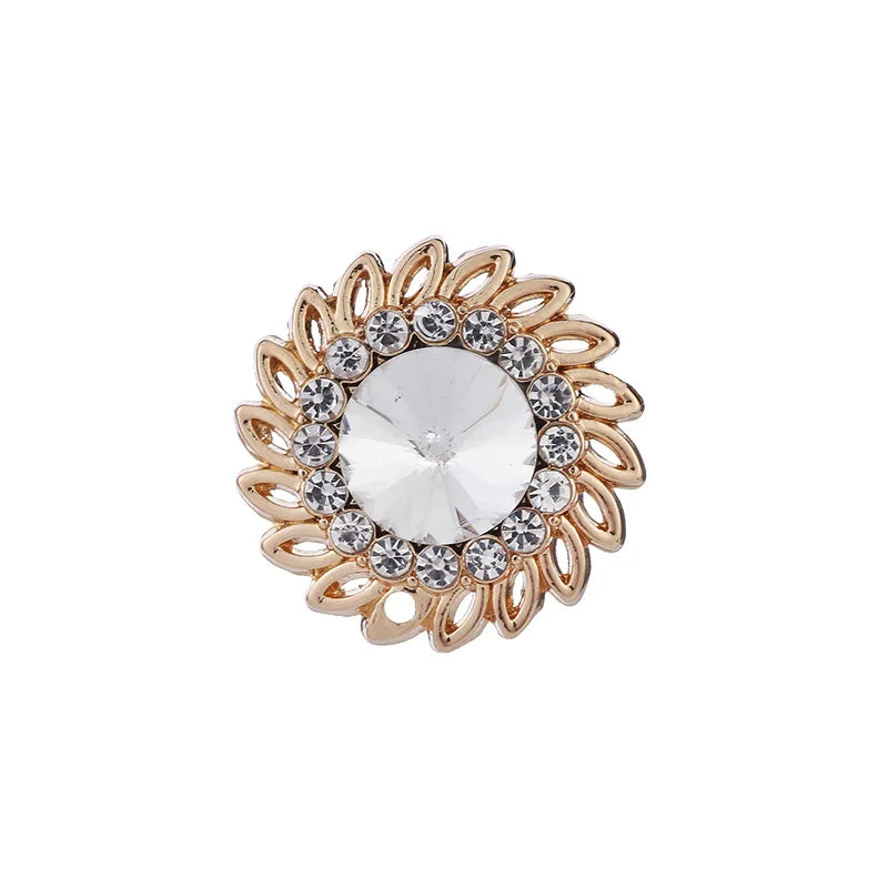 Broche en cristal biscuits haut de gamme pour hommes, broches trempées de chemise, épingle de col corsage pour dames, accessoires de bijoux de luxe, mode