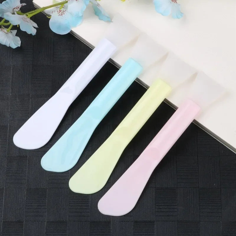 Brosse de maquillage à Double tête souple, brosse pour masque Facial en Silicone, Film de boue, maquillage de beauté, bricolage, brosse pour masque Facial, outils de maquillage