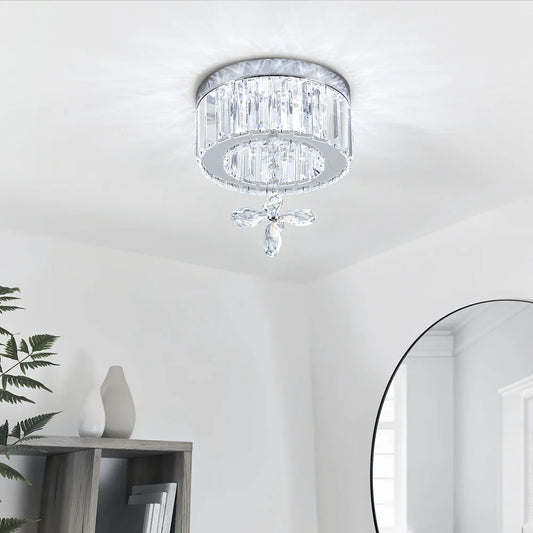 KOMORE-Plafonnier Rond et Carré en Clip, Élégant, pour Salon, Chambre à Coucher, Cuisine