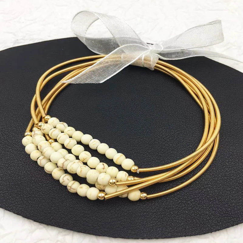 Bracelets colorés pour femmes, style doux et charmant, bijoux de créateurs élégants, bon pour les fêtes