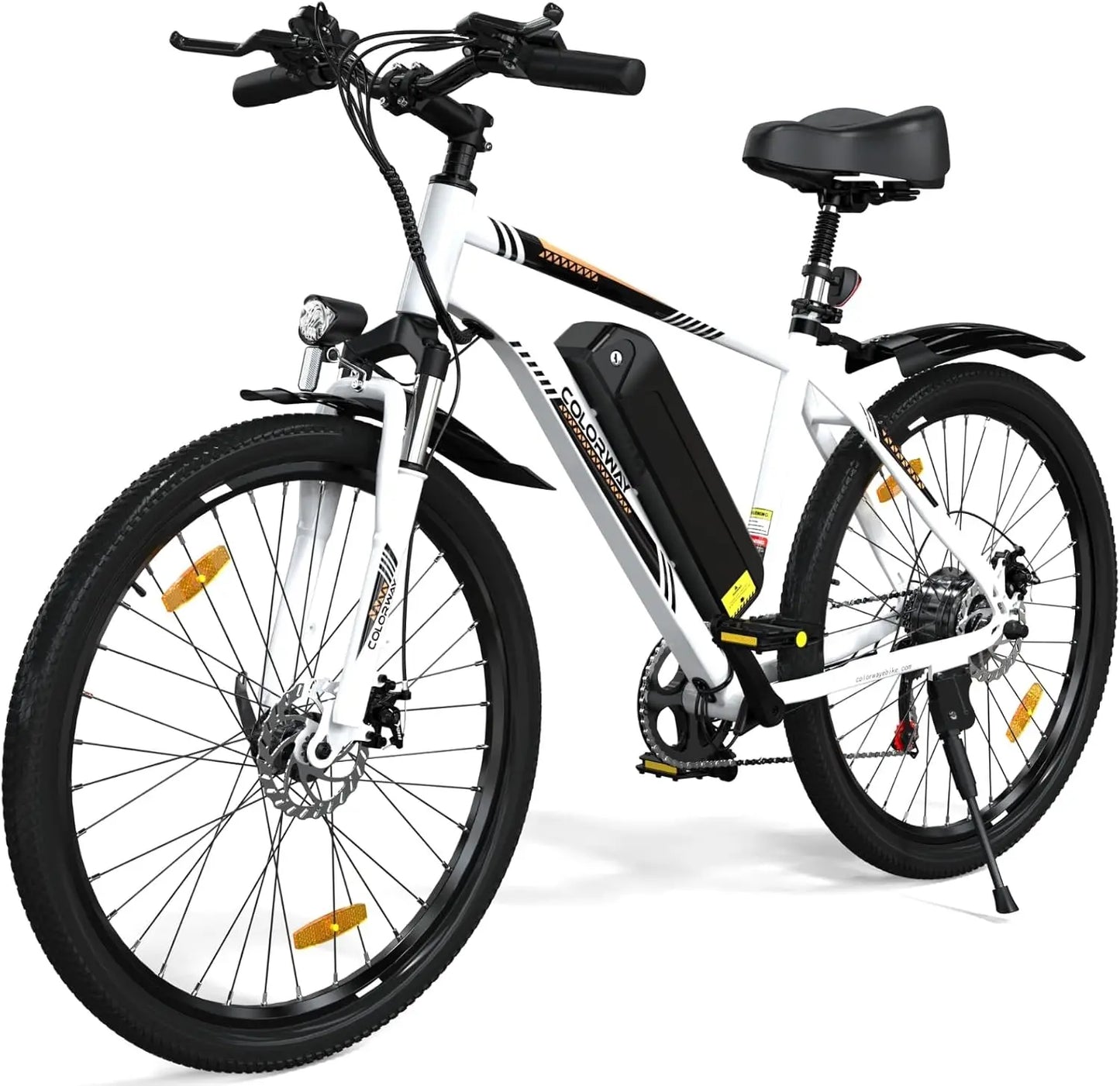 COLORWAY Electric Bike for Adults, 26" Mountain Bike, Electric Bicycle Commute E-bike with 36V 15Ah Removable Battery