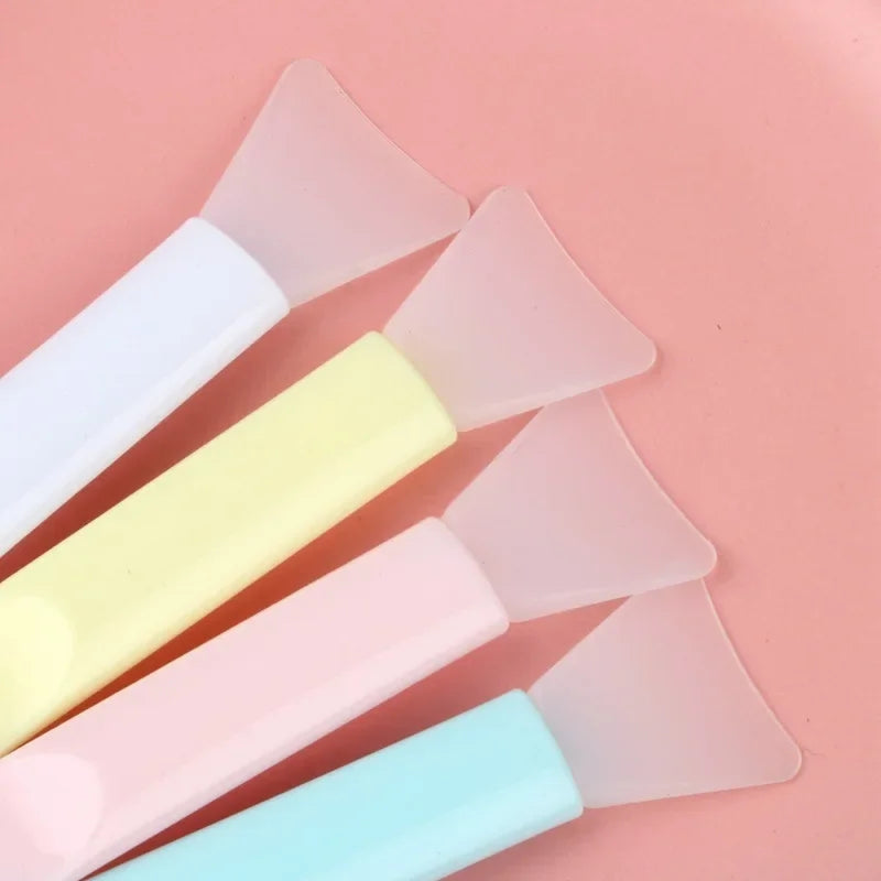 Brosse de maquillage à Double tête souple, brosse pour masque Facial en Silicone, Film de boue, maquillage de beauté, bricolage, brosse pour masque Facial, outils de maquillage